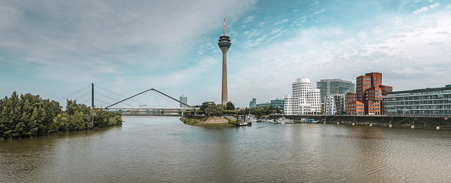 Panoramic view of Düsseldorf, Germany