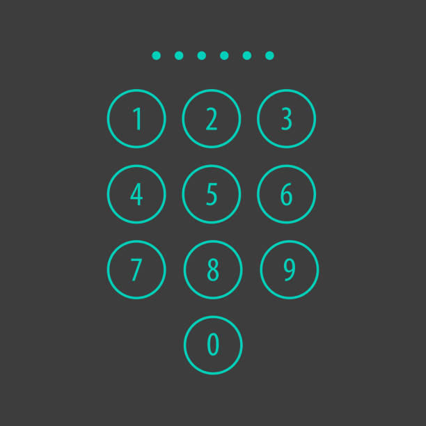 670+ Passcode Lock Stock Illustrations, Royalty-Free Vector Graphics ...