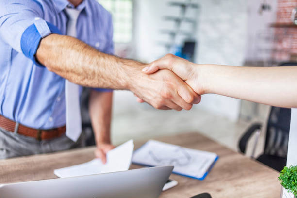 istock Agreement and new position at workplace 1036655684