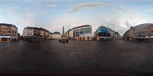 Markt Square in Bonn, Germany - 360 degree image