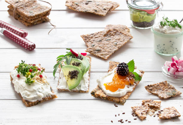 istock Crispbread with sunflower gluten-free 1036660132