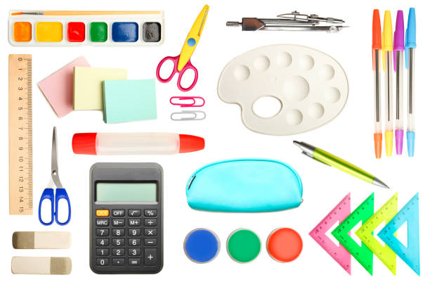 istock Collage of different school supplies 1036681726