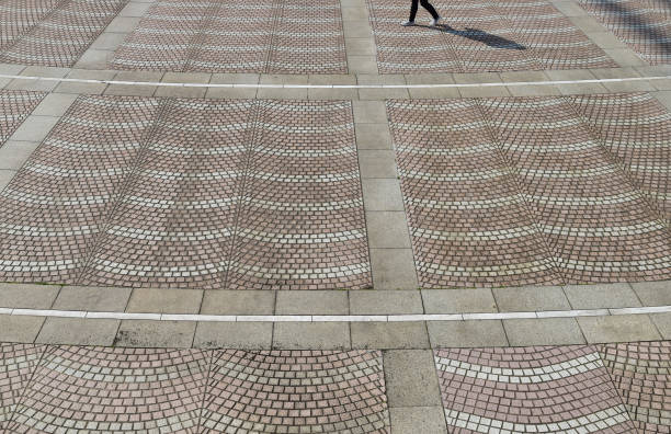 istock Stone pavement of the open space 1036688282