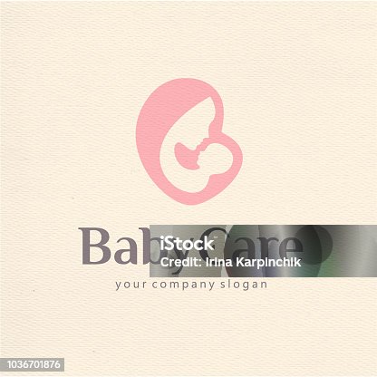 istock Vector design template of child care, motherhood and childbearing 1036701876