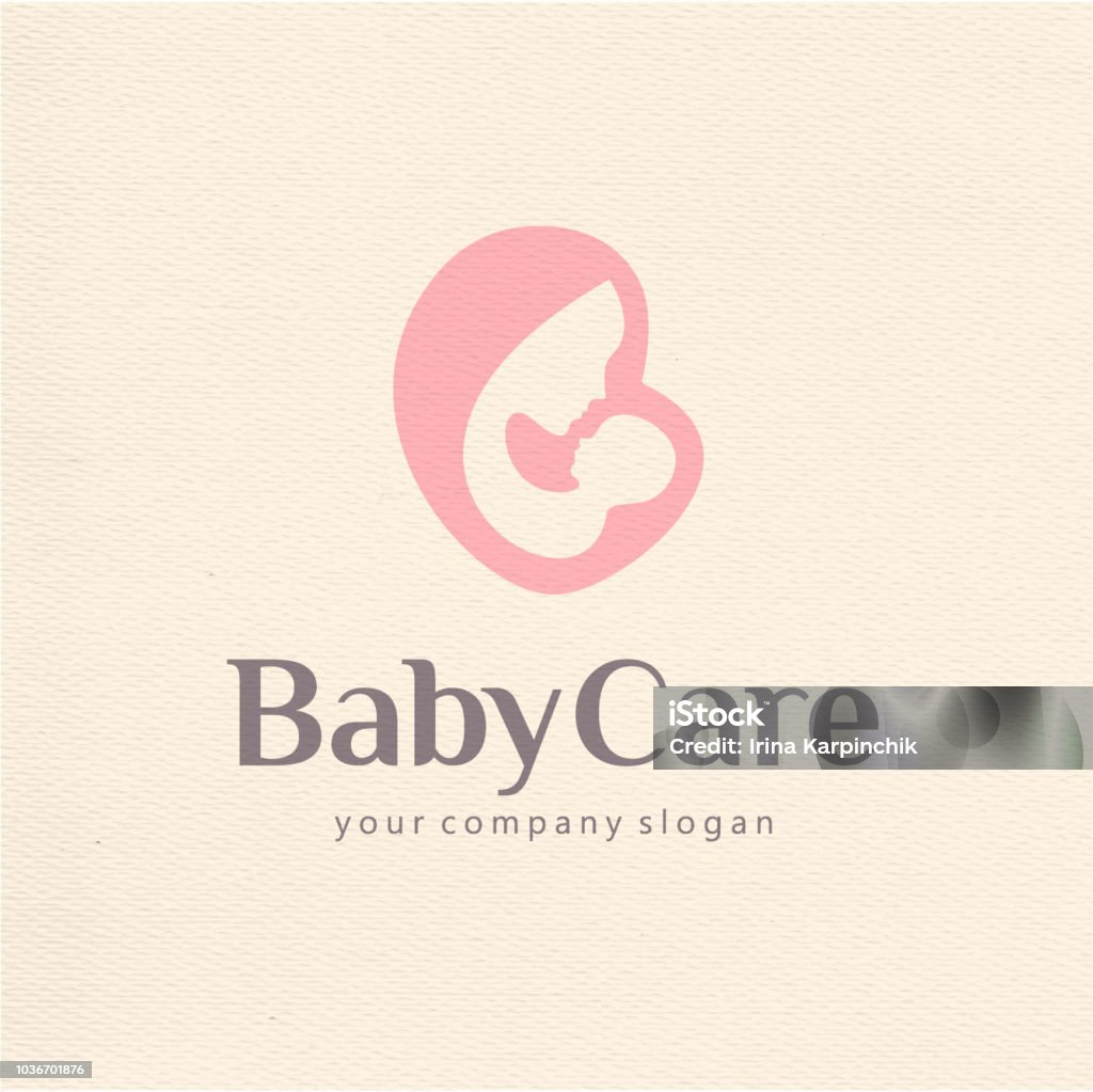Vector design template of child care, motherhood and childbearing Pregnant stock vector
