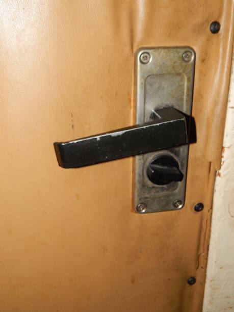 istock Door accessories locks, handle fastening loops 1036709328