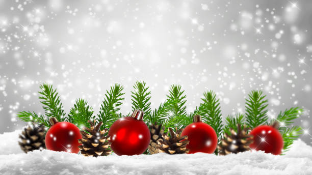 istock xmas decoration in snow 1036712748