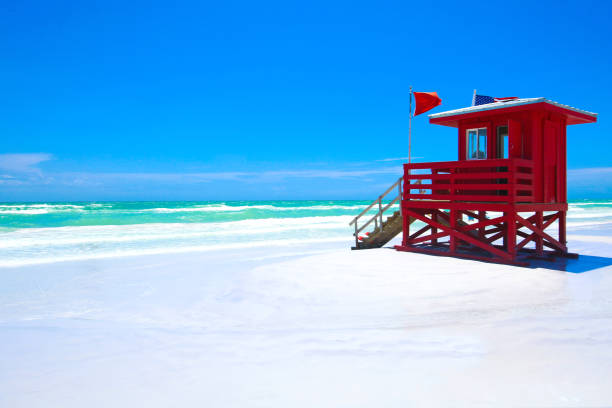 Siesta Key Beach Florida stock photo