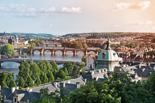 istock Prague Bridges in the Summer. Czech Republic. 1036713962