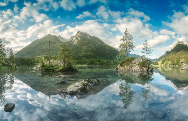 istock View of Hintersee lake in Bavarian Alps, Germany 1036735738