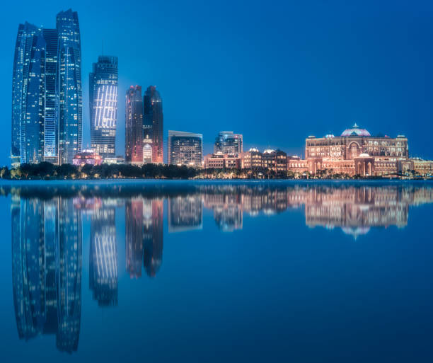istock View of Abu Dhabi Skyline at evening time, UAE 1036740168