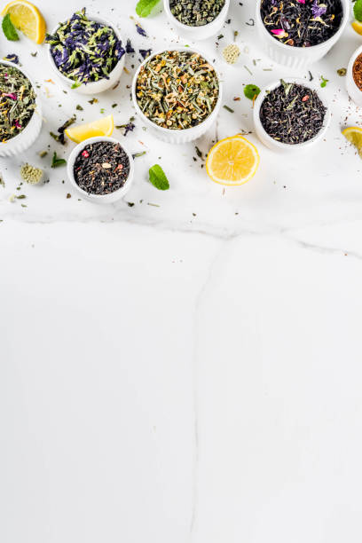 istock Assortment of various dry tea 1036742396