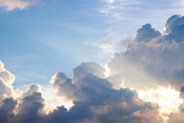 istock Dark cloudy sky twilight on rainy season. 1036752748