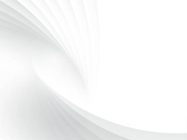 ilustrações de stock, clip art, desenhos animados e ícones de abstract white modern gradient background. wallpaper - vector illustration. - flowing light wave pattern pattern