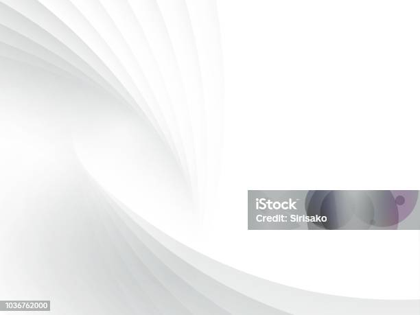 Abstract White Modern Gradient Background Wallpaper Vector Illustration Stock Illustration - Download Image Now