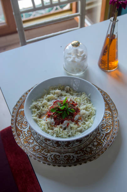 istock Turkish Ravioli in Small Boutique Cafe 1036764358