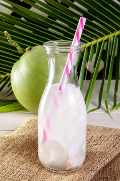 istock Coconut juice,Drink coconut water 1036778314
