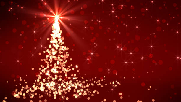 istock Background of Christmas Snowflakes and christmas tree which can be useful for Christmas,Holidays and New Year designs and presentation.  seamlessly loop-able Background animation. 1036805908