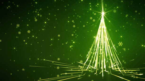 istock Background of Christmas Snowflakes and christmas tree which can be useful for Christmas,Holidays and New Year designs and presentation.  seamlessly loop-able Background animation. 1036805978