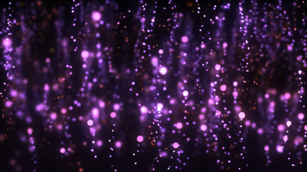 istock Abstract Glittering Particles fuming up  in Tunnel Motion. 1036808698