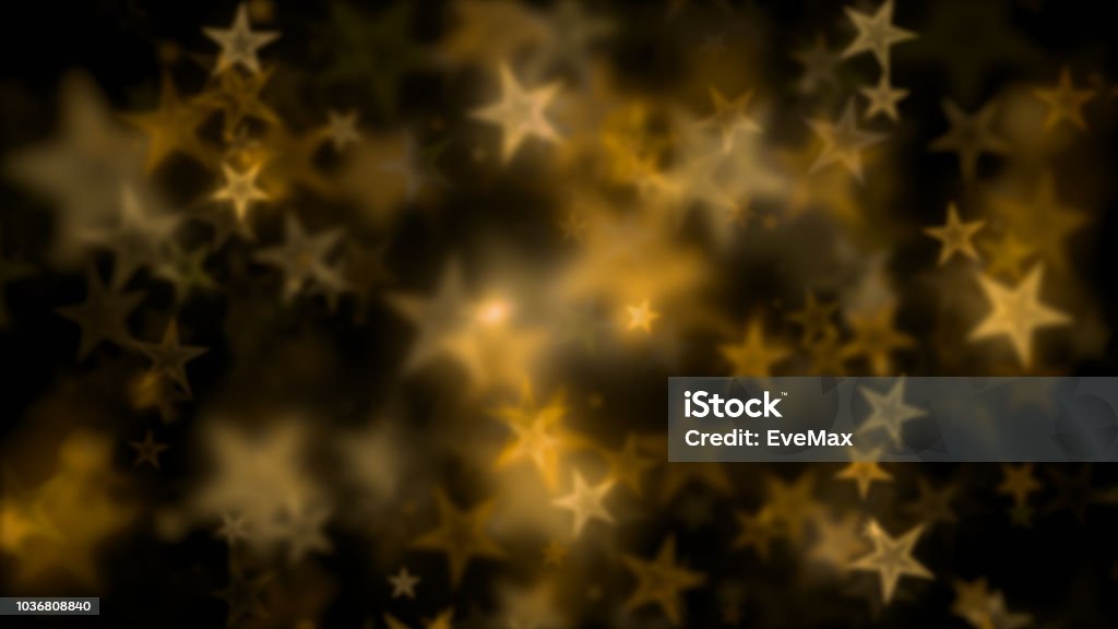 Defocused Star Abstract Defocused Star Light Particles Floating Bokeh Animation Stock ...