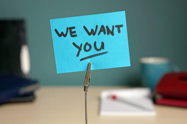 istock We want you written on a memo 1036817492