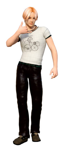 istock 3D illustration teenager boy on white 1036861266
