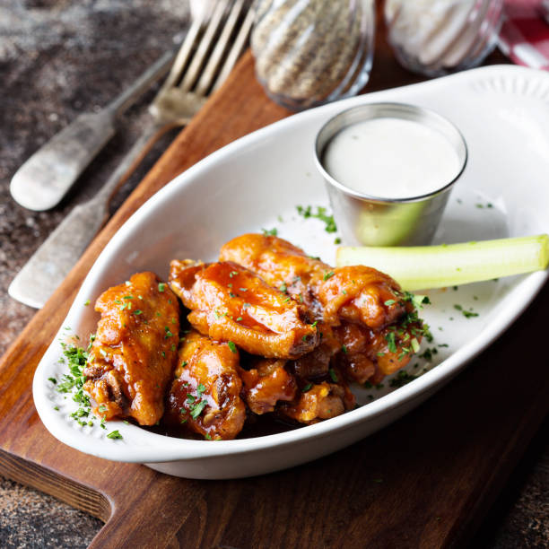 istock Hot wings with bbq sauce 1036879370