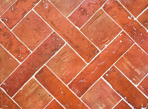 Bricks like tiled floor