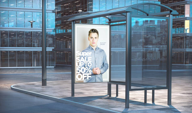 istock bus stop 3d rendering fashion sale 1036905052