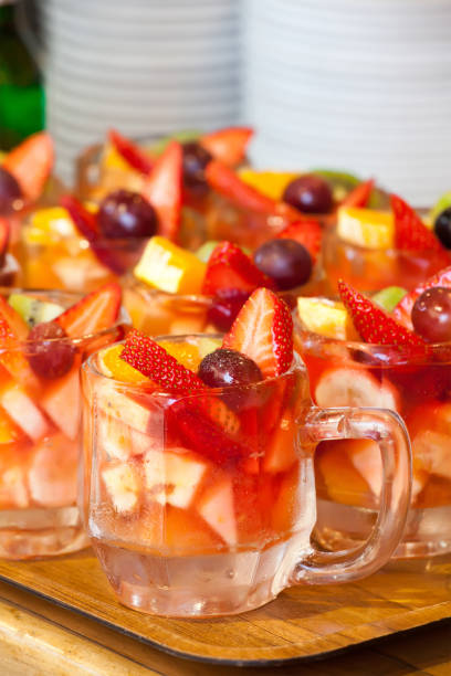 istock Berry drink in cups with fresh fruit 1036909780