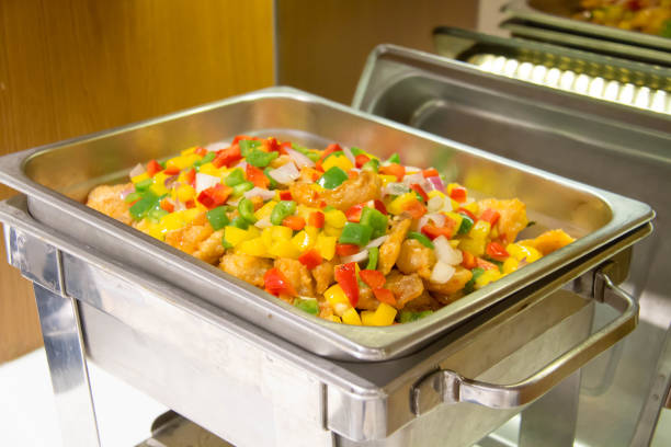 istock Buffet Asian Food Dish with Meat. Dinner, dining. 1036910114