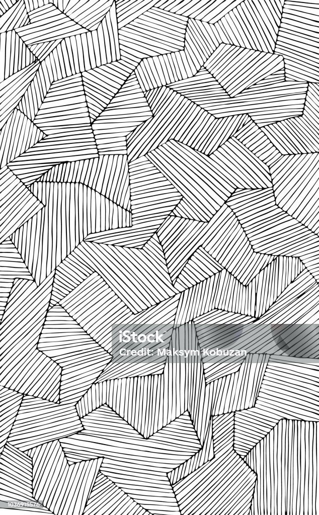 Difficult Uncolored Adult Coloring book page with optical illusion and distortions for adults or kids Difficult Uncolored Adult Coloring book page with optical illusion and distortions for adults or kids. Can be used as adult coloring book, coloring page, card, illustration vector; Abstract stock vector