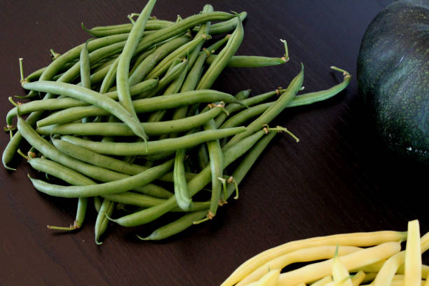 istock Green and yellow beans 1036926900