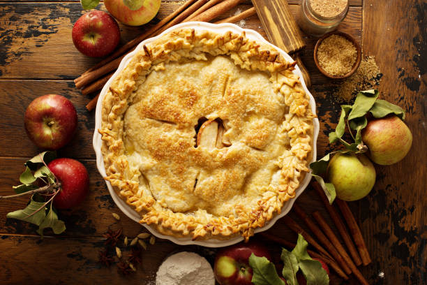 caseras pastel de manzana - 16324 fotografías e imágenes de stock