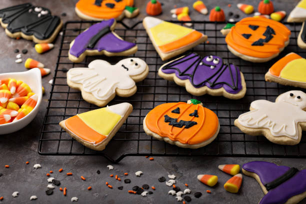 istock Halloween cookies decorated with royal icing 1036965374