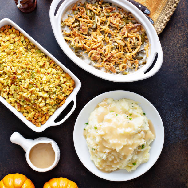 All traditional Thanksgiving side dishes