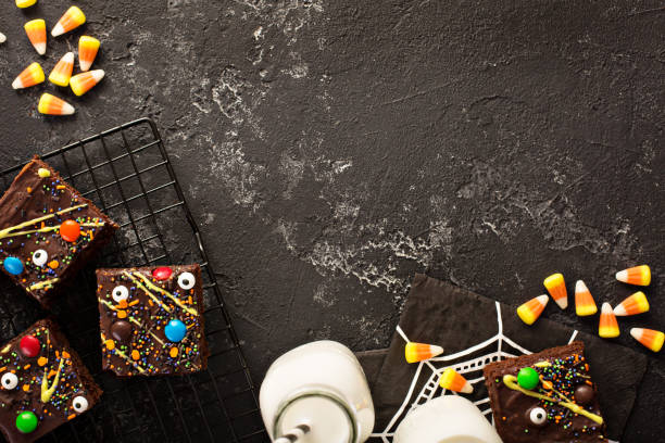 istock Monster brownies with candy and sprinkles 1036967440