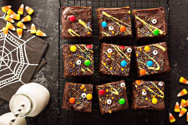 istock Monster brownies with candy and sprinkles 1036967456