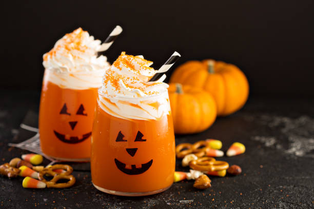 istock Halloween pumpkin cocktails 1036969942