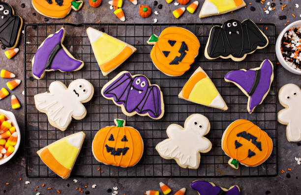 istock Halloween cookies decorated with royal icing 1036970462