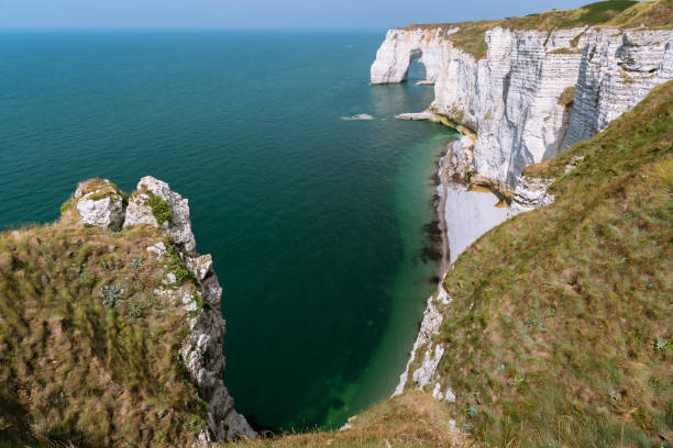 istock Chalk cliffs of Etretat (Normandy France) 1036972178