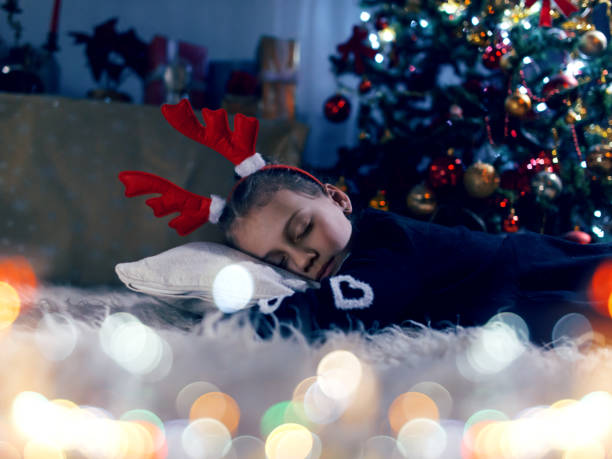 istock Girl waiting for Santa 1036981170