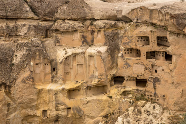 istock A hill showing Uchisar Castle cave houses in Cappadocia 1036985290