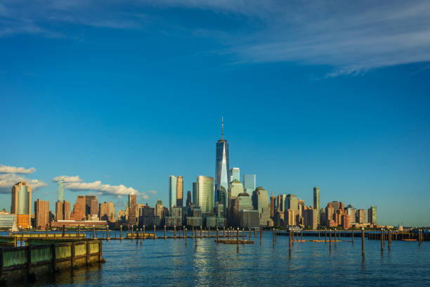 istock View to Manhattan Skyline from New Jersey. 1036995074