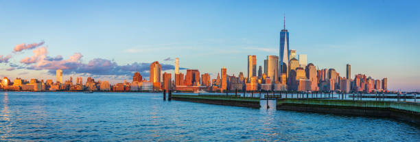 istock View to Manhattan Skyline from New Jersey. 1036995306