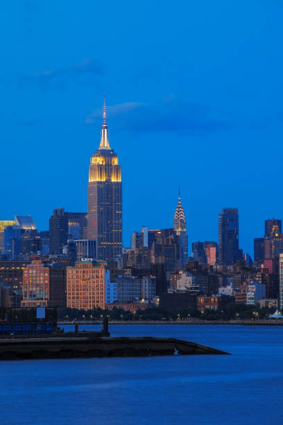 istock View to Manhattan Skyline from New Jersey. 1036995366