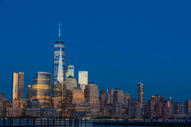 istock View to Manhattan Skyline from New Jersey. 1036995376