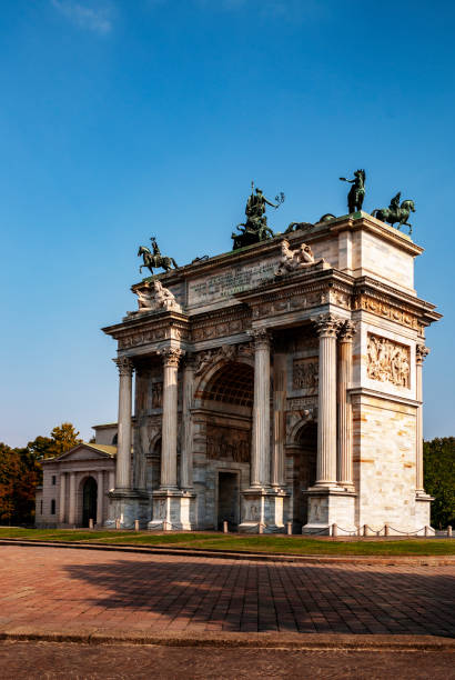istock Milan, Milan. Arch of Peace 1036995726