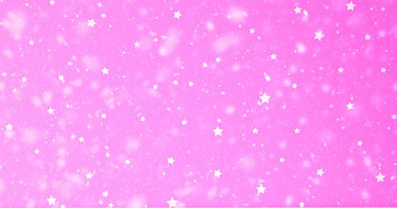 Abstract Pink Starry Snowfall Stock Photo - Download Image Now ...